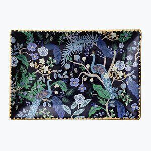 Rifle Paper Co. Peacock Porcelain Catchall Trinket Tray